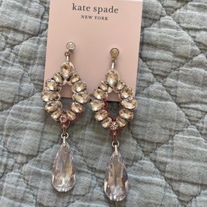Kate Spade Rhinestone Statement Earrings